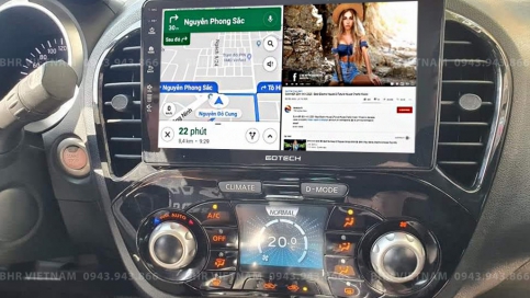 Màn hình DVD Android xe Nissan Juke 2010 - 2019 | Gotech GT8 Max